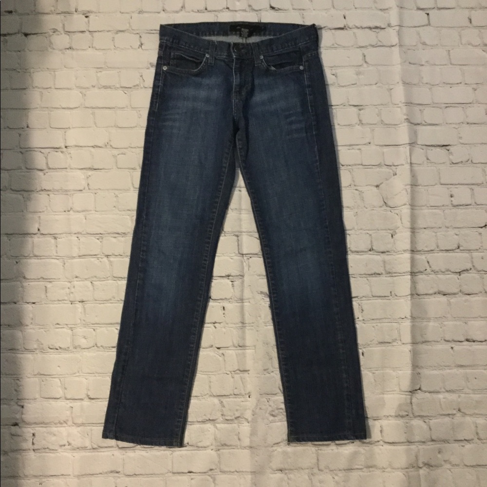 EUC Calvin Klein Straight Leg Dark Wash Stretch 4
